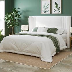 Full Size Velvet Platform Bed Frame