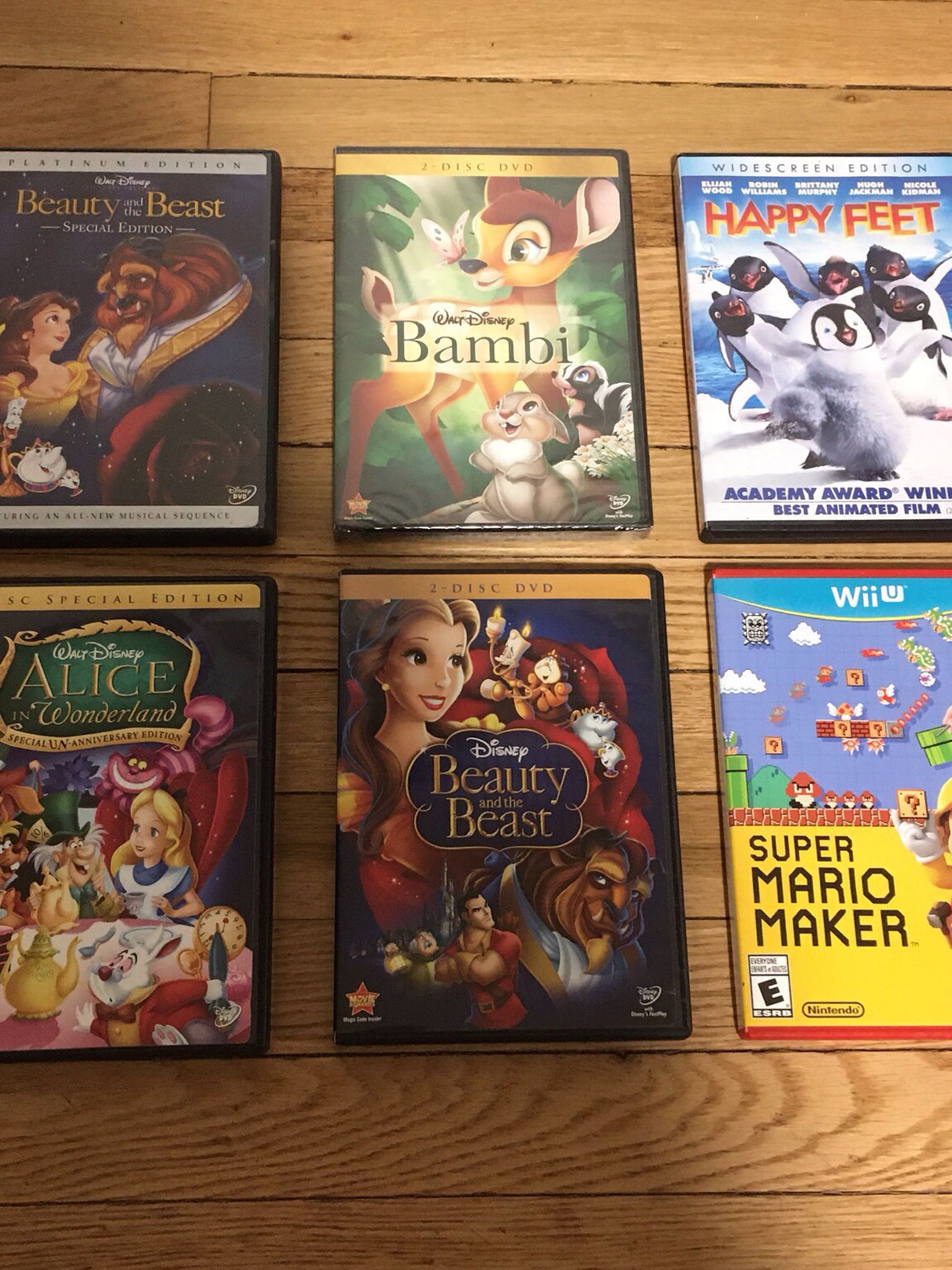 Disney Movies and Nintendo Wii Game
