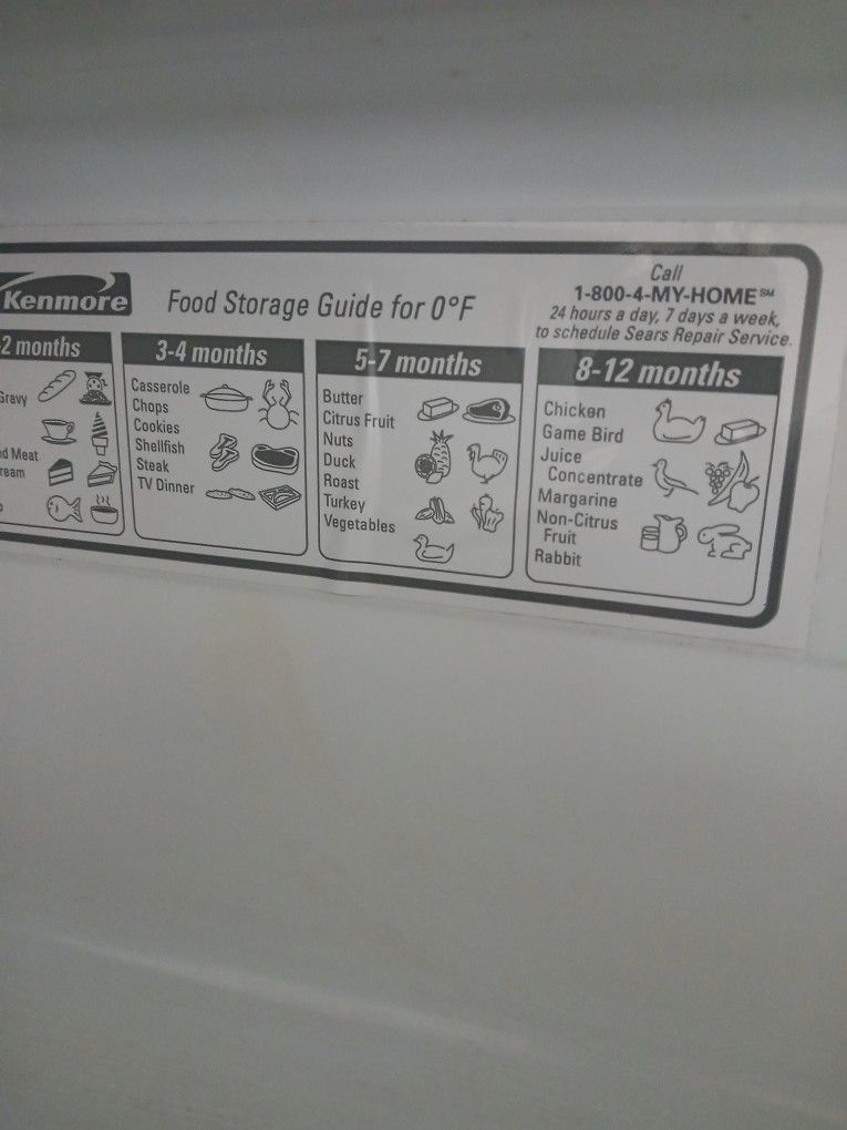 Kenmore Freezer