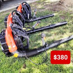 Echo 216MPH 517CFM 58.2cc Gas 2-stroke Cycle Backpack Leaf Blower With Tube Throttle Each 