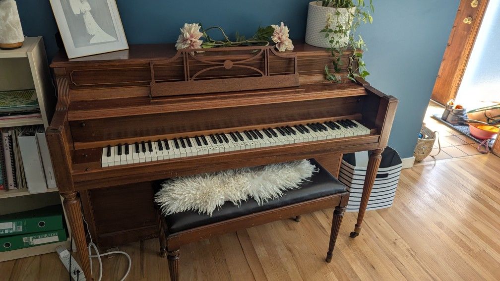 Loved Piano And Bench - Moving Sale!