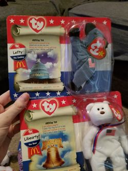 Rare political ty beanie babies