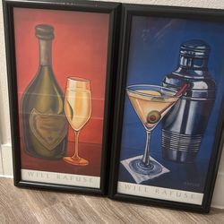 Pair Of Will Refuse Prints Framed