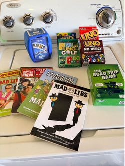 Mad libs and card games