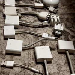Apple adapters and mouse
