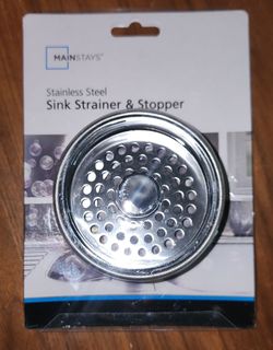 SINK STRAINER AND STOPPER - New