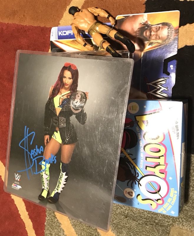 Sasha Banks Booty Os cereal WWE figures LOT DEAL