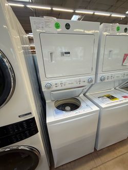 Electrolux washing machine and gas dryer washtower