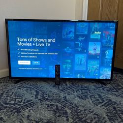 40” Samsung LED Smart TV With Remote
