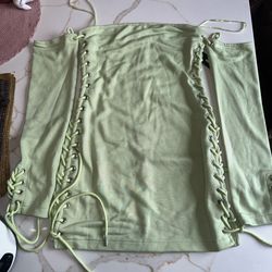 Brand new Fashion Nova light green mini dress.