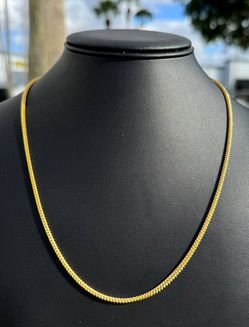 New Jewelry 14k yellow gold Franco necklace chain 20" 2.00mm width