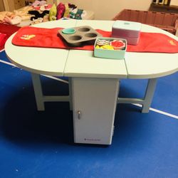 American Girl Doll Baking Table