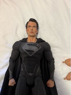 New 1/4 man of steel black suit Superman