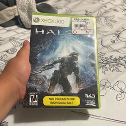 Halo Video Game For Xbox 360