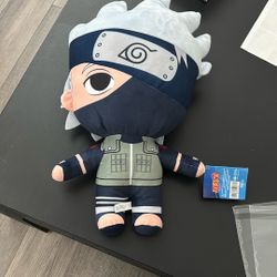 Kakashi 20’ plushie, NEW WITH TAGS
