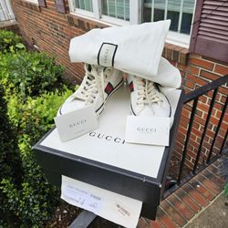 Gucci 1977 High Top Sneakers GG Size 8