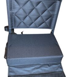 Portable Stadium Seat w/ Back & Shoulder Strap
