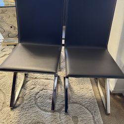 4 Grey Dinning Chairs