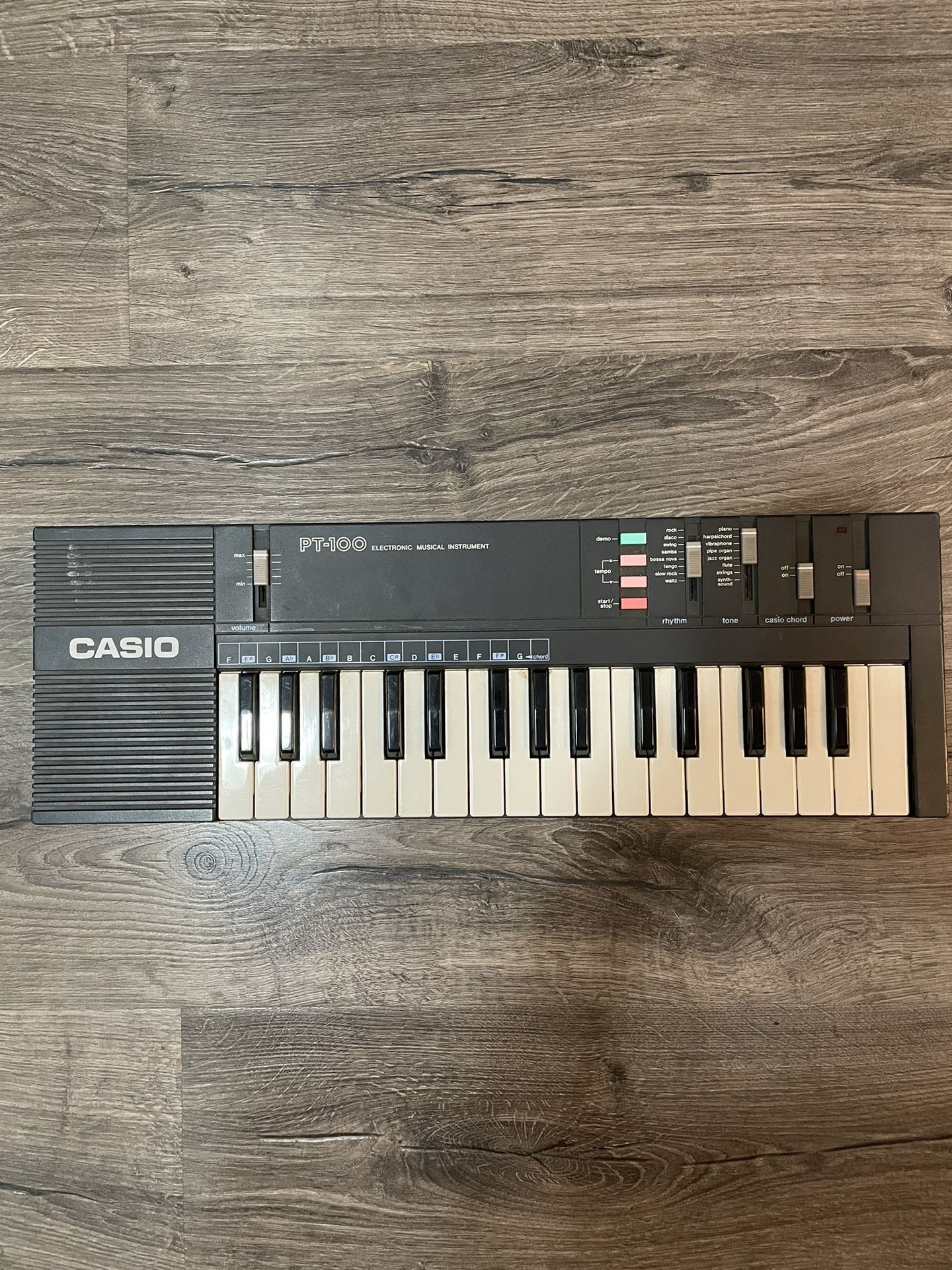 Vintage Mini Casio Piano PT-100