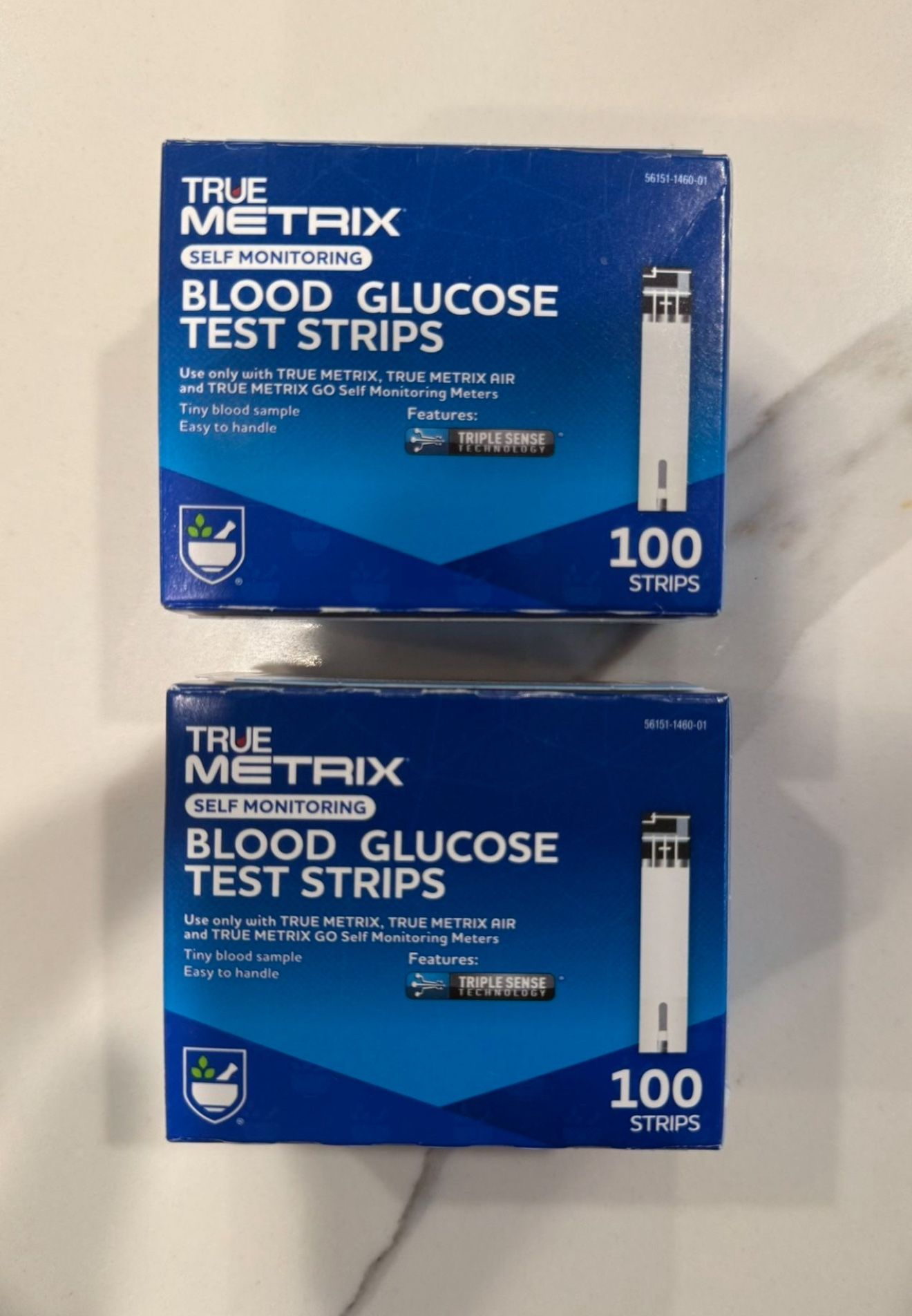True Metrix 200 Count (2 Boxes) Exp 08-2026 Glucose Diabetic Test Strips