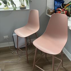 Article Counter Stools (Dusty Pink)