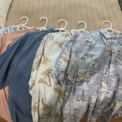 5 Men’s 2XL Gap And Old Navy Short Sleeve Shirts - Make Offer