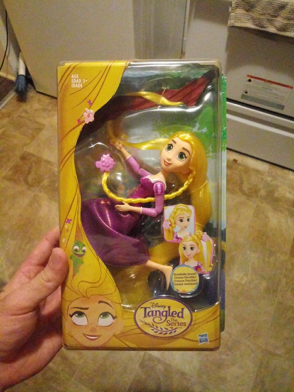 Tangled series doll and Belle shimmer series doll
