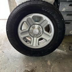 Original Jeep wheels and tires