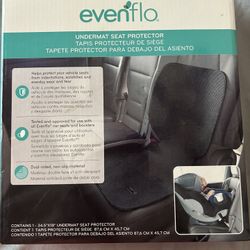 Under Mat Seat, Protector For Car Seats, And Boosters (black)
