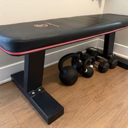 Workout Bench/weights- $200
