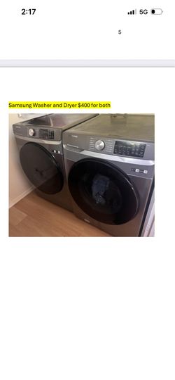 Washer and Dryer Samsung