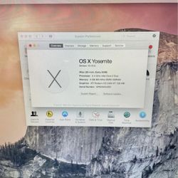 iMac 10.10 Yosemite 