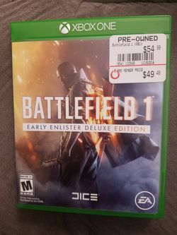 Xbox one battle field 1