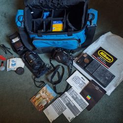 Nikon Sb20 Camera Combo With Polaroid Camera