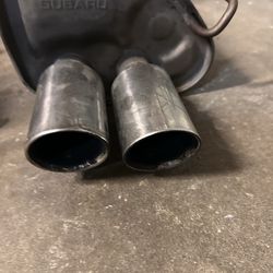 2018 Subaru wrx Exhaust pipe and muffler
