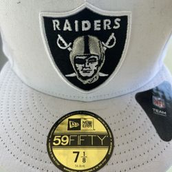 White Raiders Hat