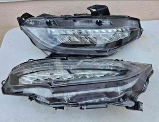 16-21 Honda Civic Full LED Headlights Luces Micas Calaveras Faros Faroles