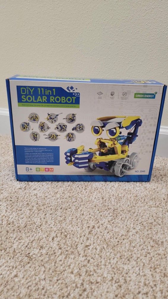 DIY 11 IN 1 SOLAR ROBOT