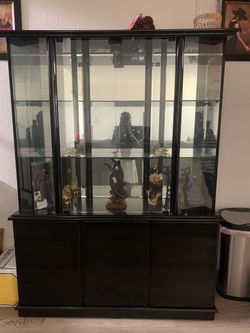 Black lacquer Hutch