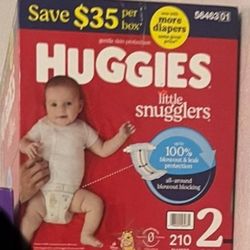 Huggies #2   /210 Diqpers