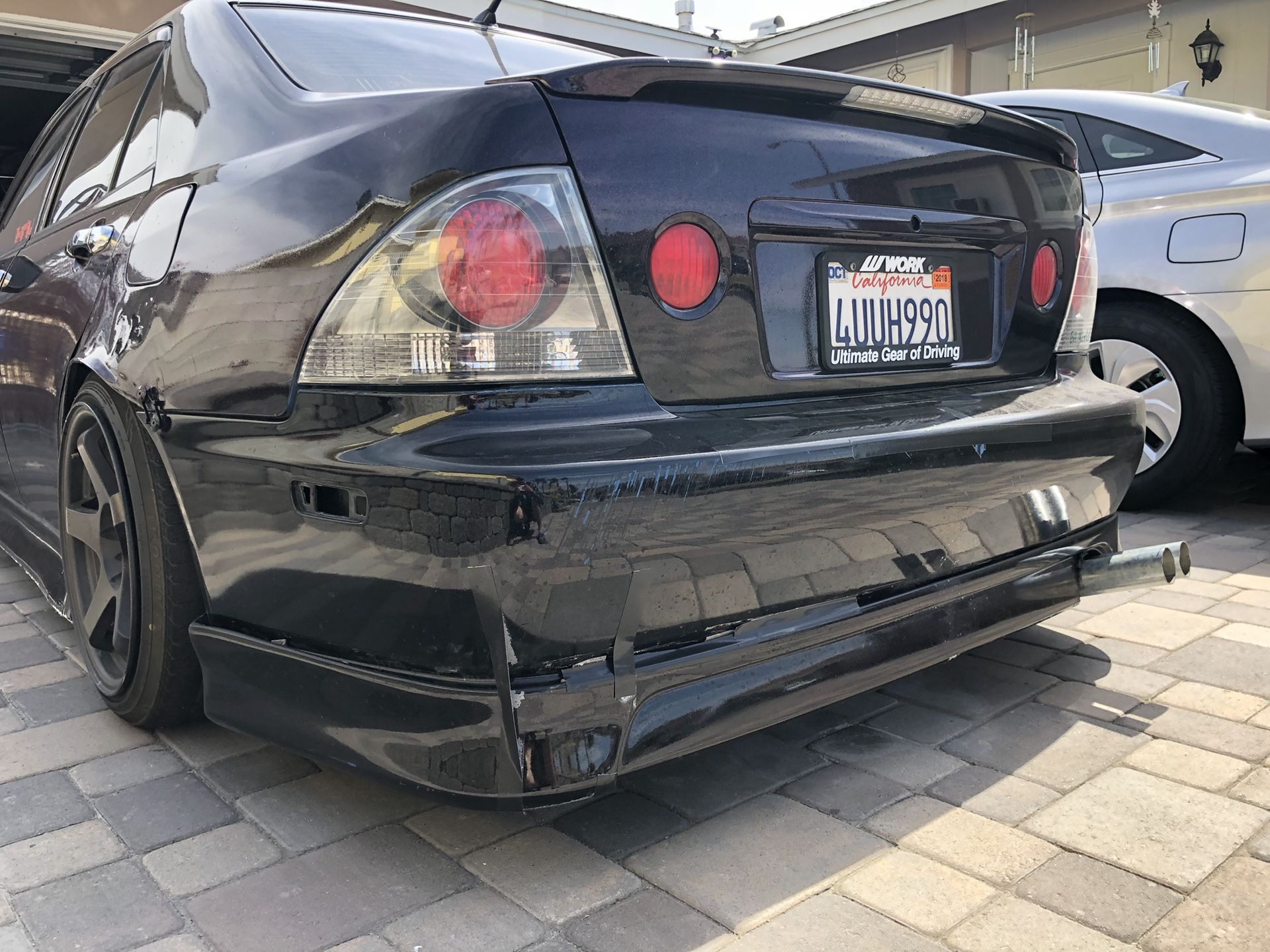 IS300 Authentic L tuned Rear lip and OEM rear bumper
