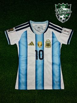 Argentina Soccer Jersey Women’s Futbol Messi World Cup Home New With Tags