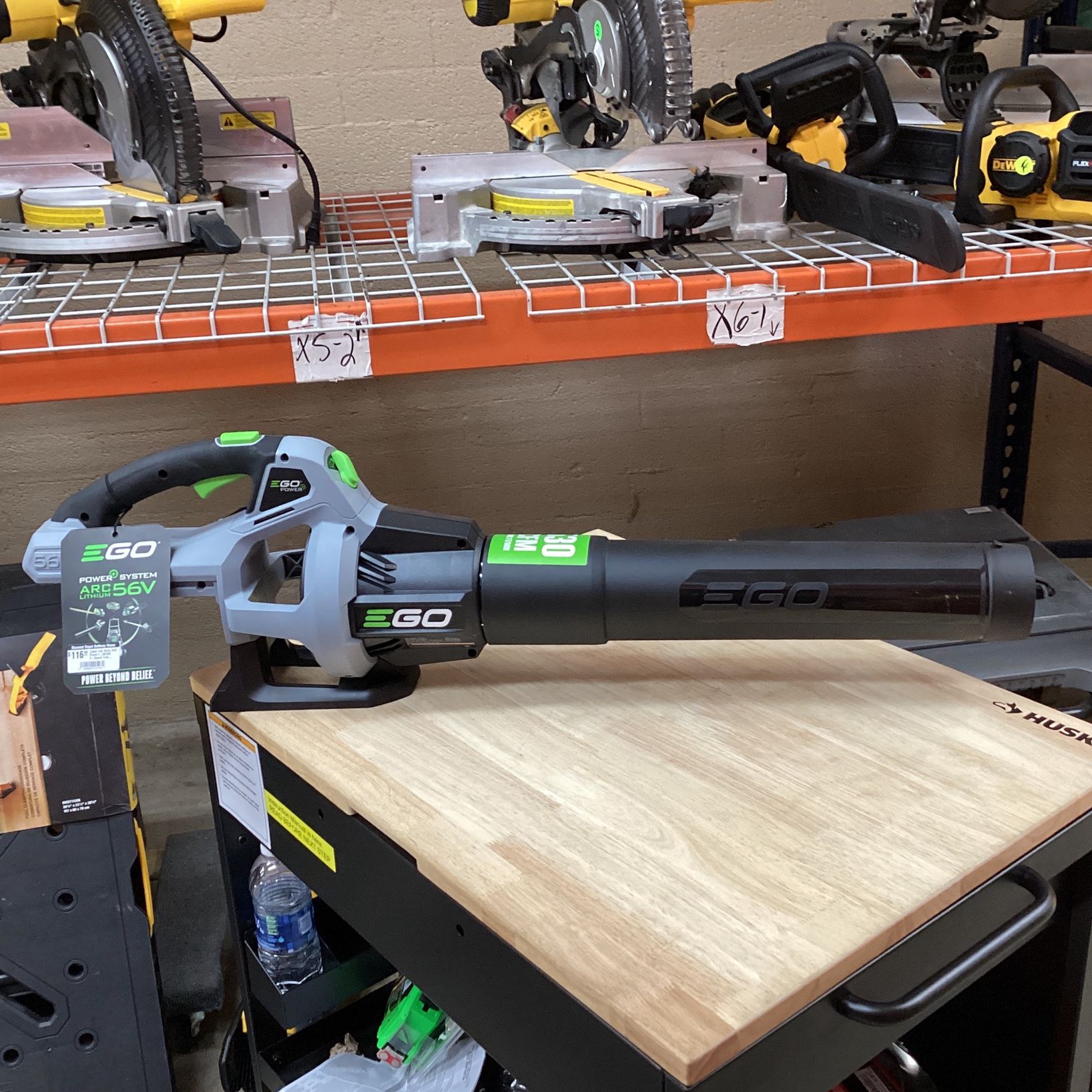 (Used Like New) EGO Power+ LB5300 3-Speed Turbo 56-Volt 530 CFM Cordless Leaf Blower (TOOL ONLY)