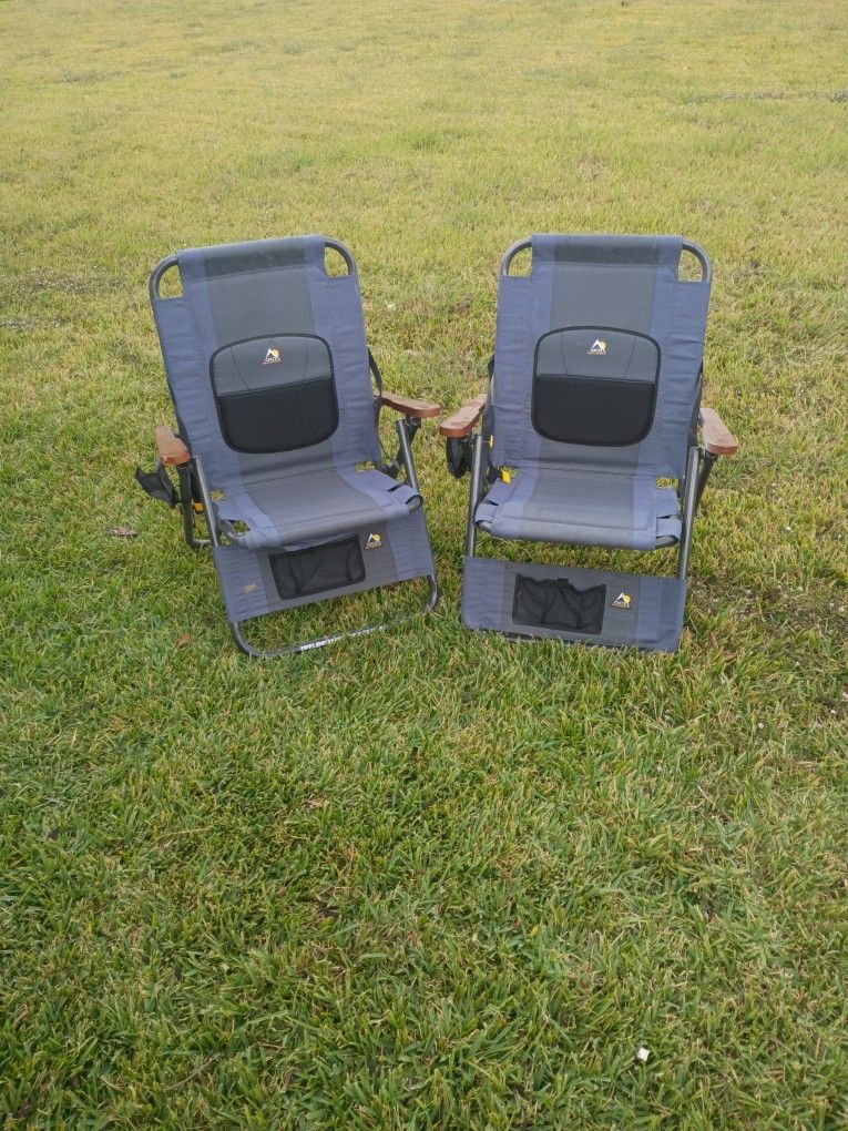 Outside Chairs Sit Low