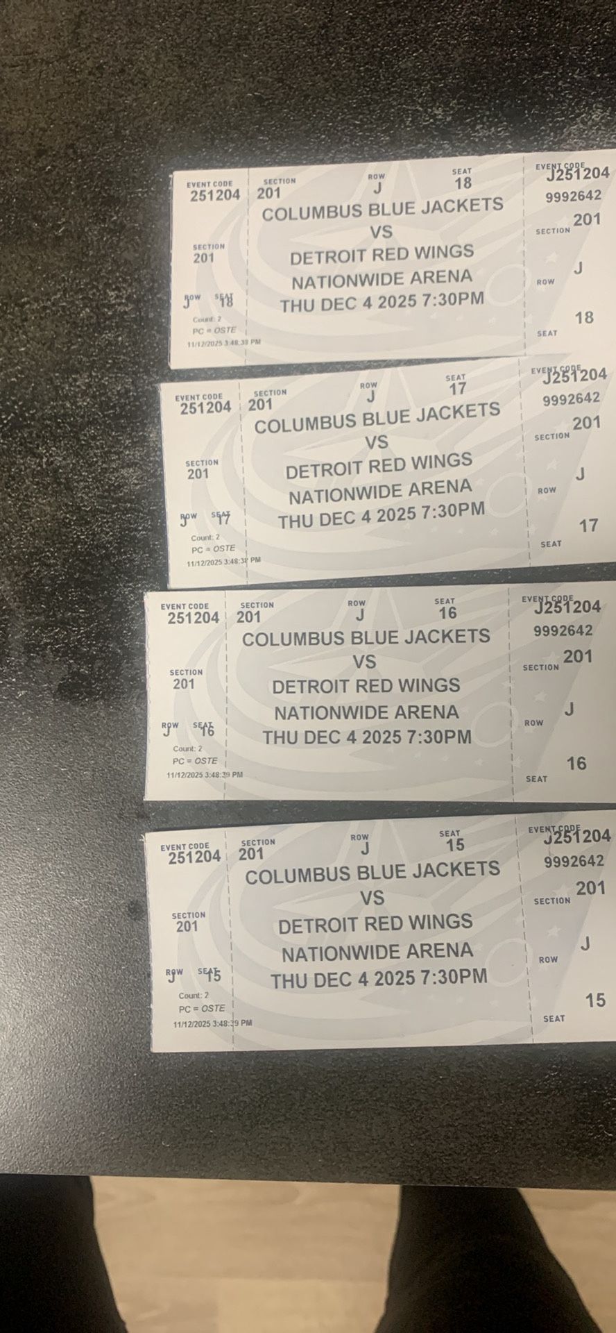 Columbus Jackets Tickets