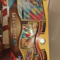 Unopened Pokemon Dragon Majestry Special Collection Salamence Gx