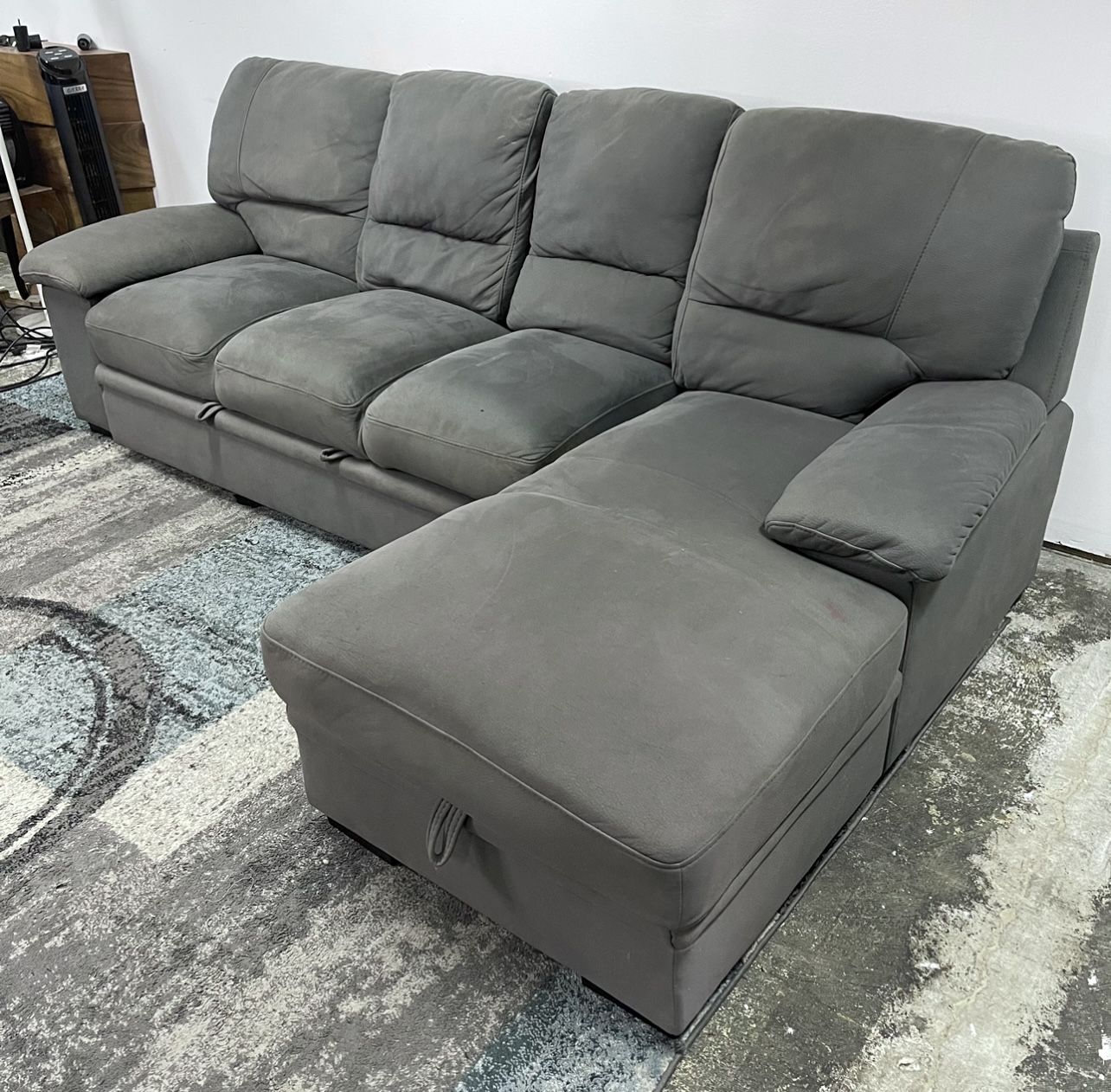 Sectional Sleeper Free Delivery Sofa Couch Hide A Bed