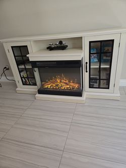 Fireplace TV cabinet