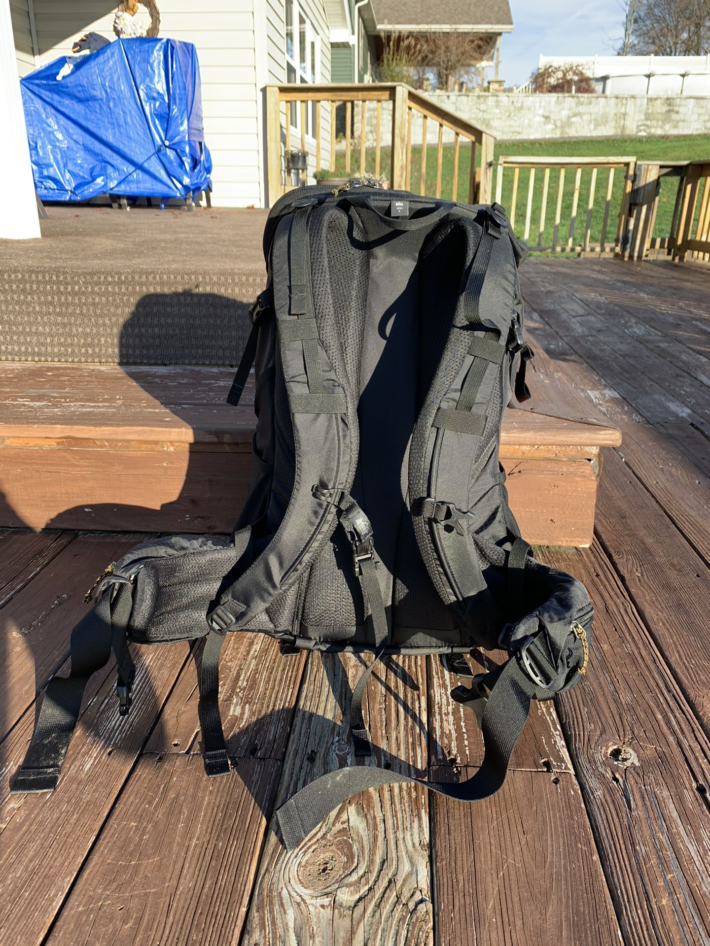 Large Black REI Hiking Backpack