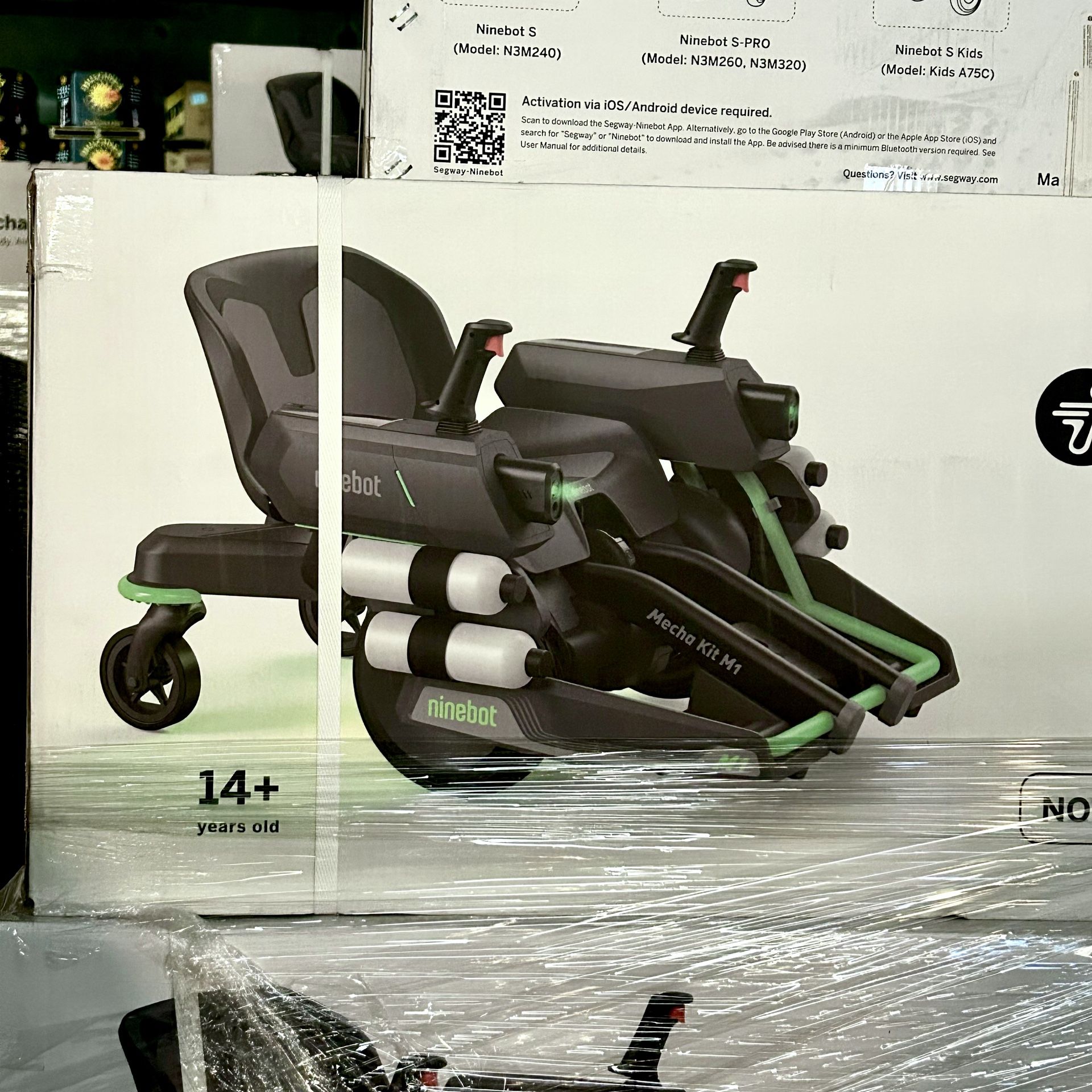 Segway Ninebot Mecha Kit, Gokart Seat, Seat Frame for the Ninebot S Smart-Balancing Scooter/Hoverboard (Seat ONLY, Hoverboard NOT INCLUDED)